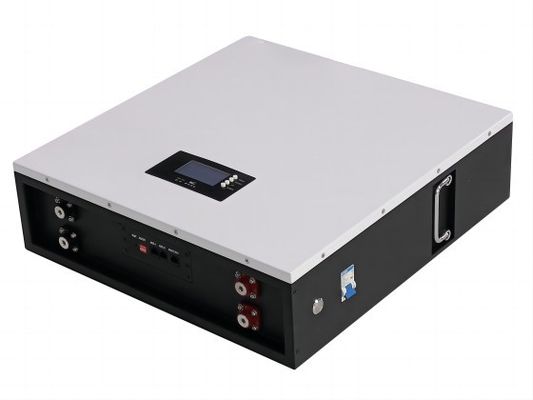 บ้าน แบตเตอรี่ลิเธียมเหล็กฟอสเฟตติดผนังประสิทธิภาพสูงพร้อมจอ LCD