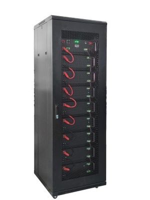 ตู้สำรองแบตเตอรี่ลิเธียม UPS ของโรงแรมใช้งานได้หลากหลายพร้อมจอ LCD