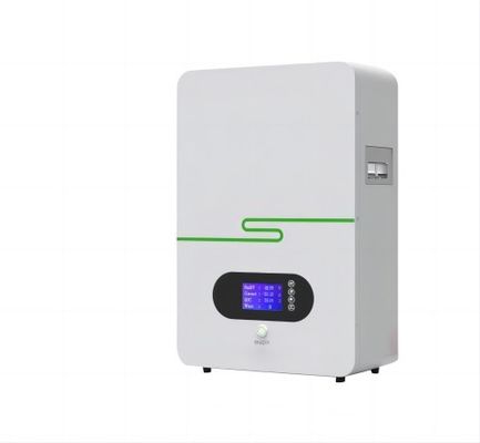 IP21 บ้านเก็บพลังงานในแนวตั้งแบตเตอรี่ลิเธียมติดผนังพร้อมจอ LCD