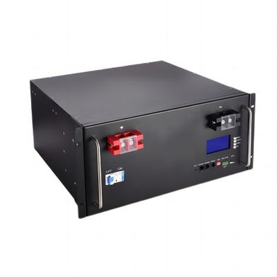 51.2V 100AH ​​BMS แบตเตอรี่ลิเธียมไอออนแบบรีชาร์จสำหรับแหล่งจ่ายไฟของธนาคาร