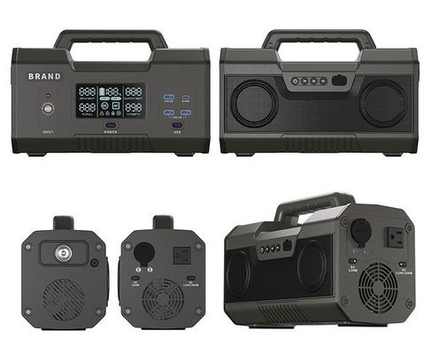มัลติฟังก์ชั่น Bluetooth LFP Power Station, Stable Portable Outdoor Power Supply
