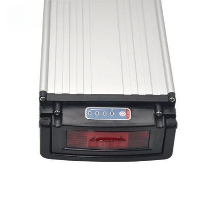 13.6AH 48V แบตเตอรี่ลิเธียมไฟฟ้าจักรยาน 10S5P พร้อมเคสอลูมิเนียม