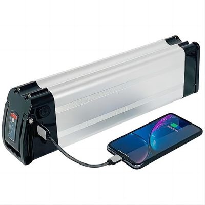 แบบพกพา OEM 18650 แบตเตอรี่ลิเธียมไฟฟ้าจักรยาน 36V 15AH540W Plus Sliver Fish รุ่นพร้อม Bluetooth สำหรับจักรยานไฟฟ้า