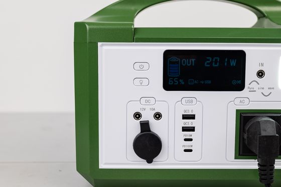ประสิทธิภาพสูง AC 300W 220V Output พกพา โจ๊กเนอร์แสงอาทิตย์ สามารถชาร์จได้ LifePO4 แบตเตอรี่ สําหรับการเดินป่ากลางแจ้ง