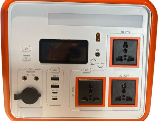1152WH ความจุขนาดใหญ่มาก DC12V AC 110V ROHS ยอมรับโรงไฟฟ้าพกพาที่มีแผ่นพลังงานแสงอาทิตย์สําหรับการจัดหาพลังงาน UPS