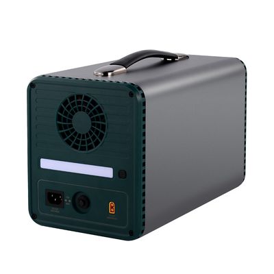 อัตราประสิทธิภาพสูง AC 4 * 220V / 110V แบตเตอรี่ Lifepo4 ที่สามารถชาร์จใหม่ได้ พร้อม Bluetooth WiFi เครื่องกําเนิดพลังงานพกพาสําหรับ RV Camping