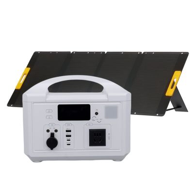 MPPT สนับสนุน เครื่องผลิตพลังงานแสงอาทิตย์แบบพกพา 300W Lifepo4 แบตเตอรี่ โรงไฟฟ้าพลังงานแสงอาทิตย์แบบพกพา สําหรับระบบสํารองแสงอาทิตย์