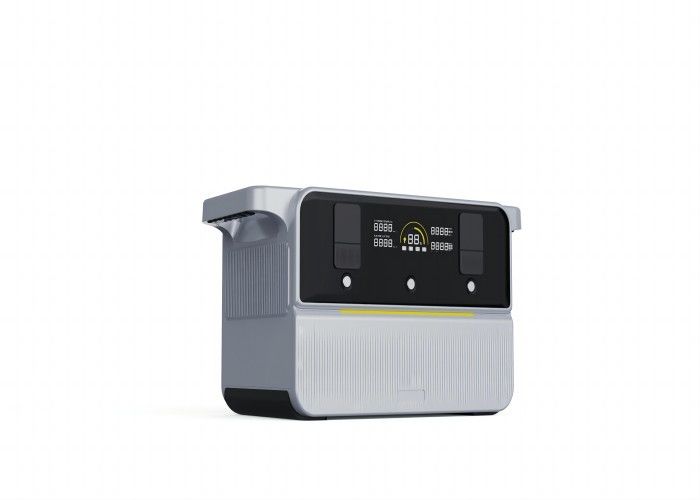 IP65 LifeP04 สถานีไฟฟ้าพกพากลางแจ้งแบบพกพา 220V 50HZ พร้อมแผงโซลาร์เซลล์