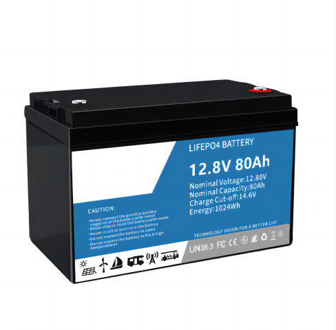 ประหยัดพลังงาน High Saftey Multi-Functional SLA LifeP04 แบตเตอรี่ลิเธียมพร้อม Bluetooth สำหรับรถ RV / Camping