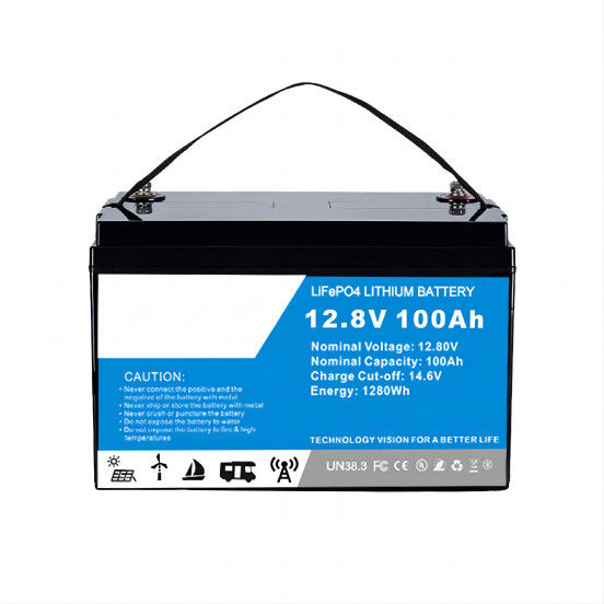 พลังงานสูง Lifep04 แบตเตอรี่ลิเธียมไอออน 100A พร้อม BMS สำหรับ RV/จักรยานไฟฟ้า
