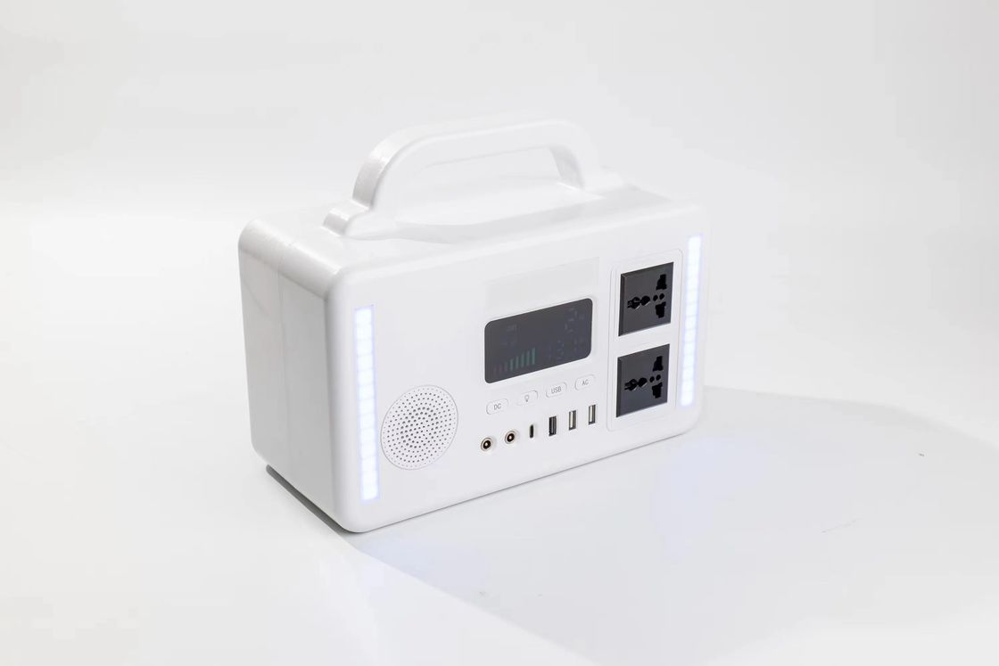 MPPT สนับสนุน เครื่องผลิตพลังงานแสงอาทิตย์แบบพกพา 300W Lifepo4 แบตเตอรี่ โรงไฟฟ้าพลังงานแสงอาทิตย์แบบพกพา สําหรับระบบสํารองแสงอาทิตย์
