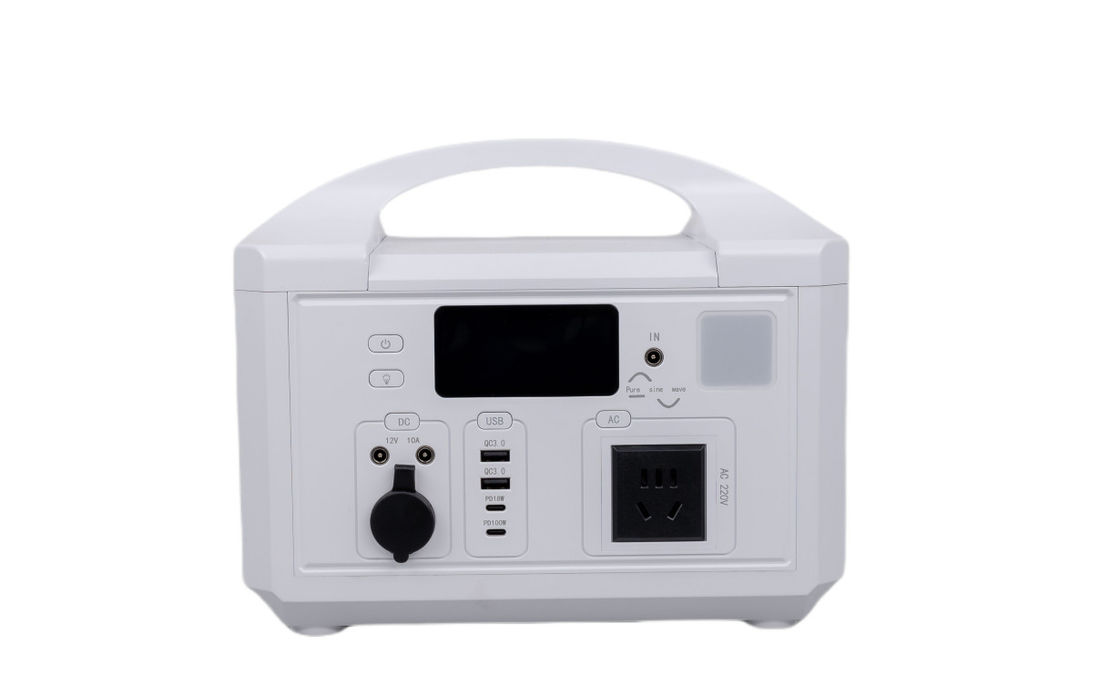 โรงไฟฟ้าพลังงานแสงอาทิตย์พกพา 300 วัตต์ 220V AC Output แบตเตอรี่ LifePO4 สามารถชาร์จใหม่ได้ สําหรับการตั้งแคมป์กลางแจ้ง