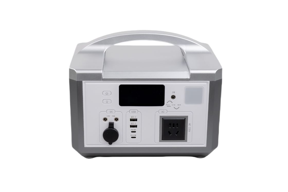 220V 50HZ DC12 300W AC Swtich QC3.0 ธนาคารพลังงานแสงอาทิตย์แบบพกพา พร้อมแสง LED สําหรับระบบเก็บพลังงาน