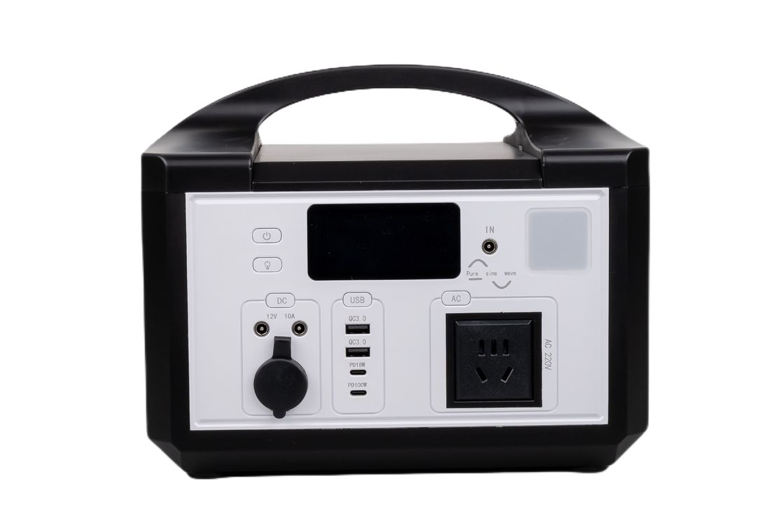 AC 110V/220V รถชาร์จเร็ว 1.5 ชั่วโมง ระบบเก็บพลังงานบ้าน แหล่งพลังงานพกพาที่สร้างขึ้นใน BMS สําหรับ RV / Camping