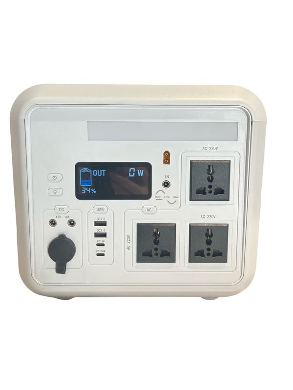 เครื่องผลิตพลังแสงอาทิตย์พกพา 1500W พร้อมบลูทูธ สําหรับแคมป์กลางแจ้ง