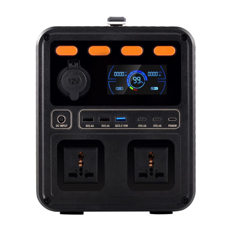 อายุการใช้งานยาวนาน คลื่นไซน์บริสุทธิ์ DC13V แอค พลังงานออกสูงถึง 1300W เครื่องผลิตพลังงานแสงอาทิตย์ฉุกเฉิน พร้อมการอนุมัติ CE / UL