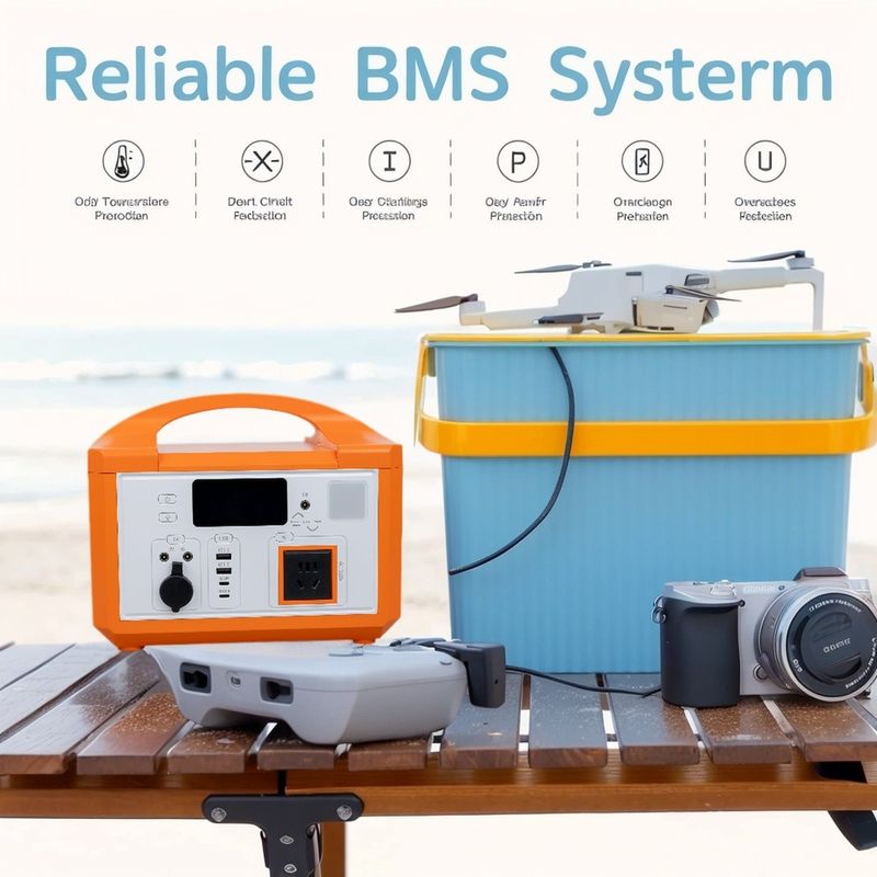 กันน้ํา IP51 600W AC 12V MPPT เครื่องควบคุมแสงอาทิตย์ สถานีพลังงานแสงอาทิตย์พกพาที่มีการอนุมัติ CE สําหรับเครื่องตัดไม้ / เครื่องเจาะไฟฟ้า
